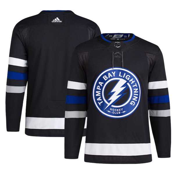 Men%27s Tampa Bay Lightning Blank Black 2024 Stadium Series Stitched Jersey Dzhi->atlanta braves->MLB Jersey